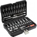 Galvučių su terkšle rinkinys 1/4", 56 vnt