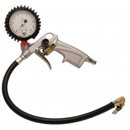 Pripūtimo pistoletas su manometru | kalibruotas | 0 - 10 bar (55400)