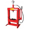 Hidraulinis presas su manometru | stalo tipas | 10 t (H8026)